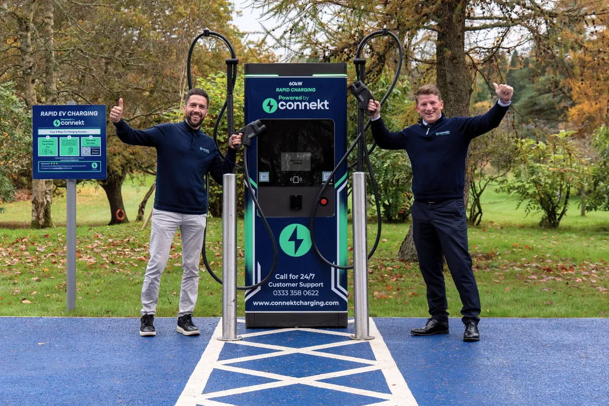 Connekt EV Charging Launches Inaugural Rapid Charging Hub on the Bonnie Banks of Loch Lomond