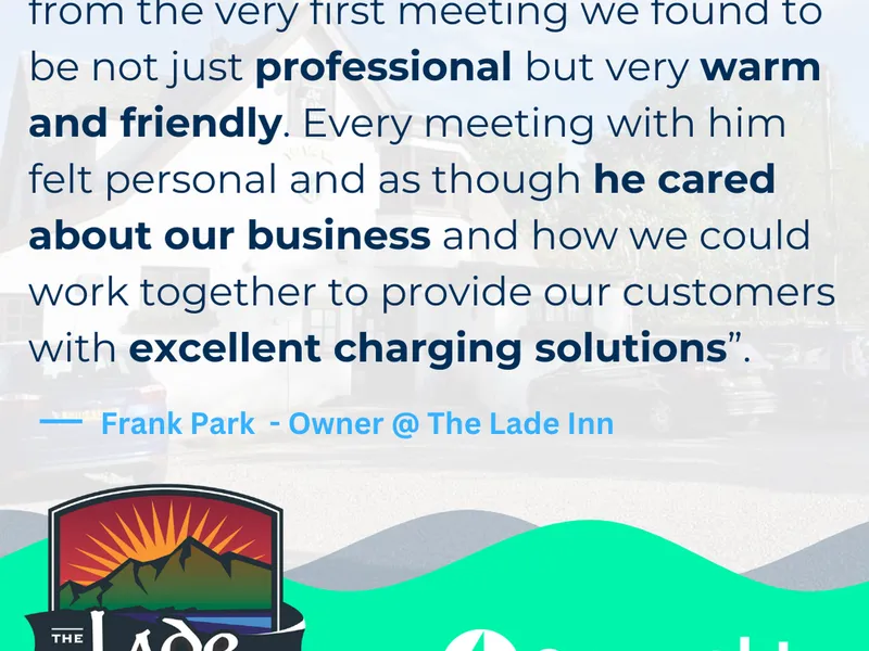 The Lade Inn, Increasing Footfall by Offering EV Charging